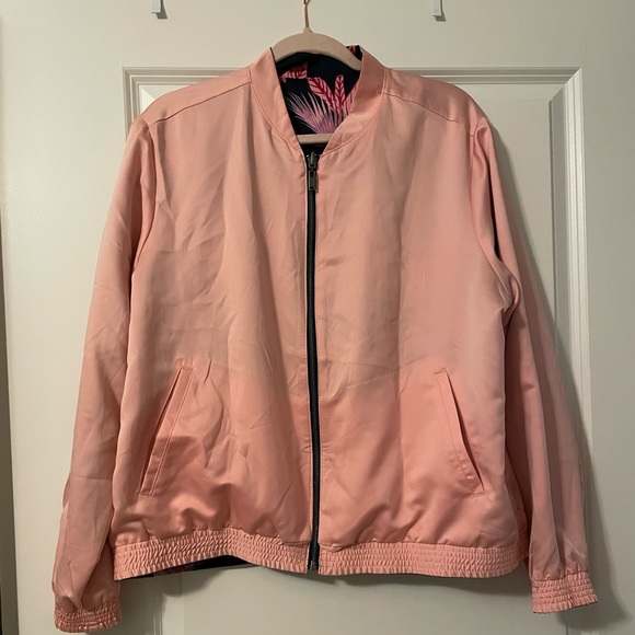 Reversible Satin Bomber Jacket - Picture 3 of 3